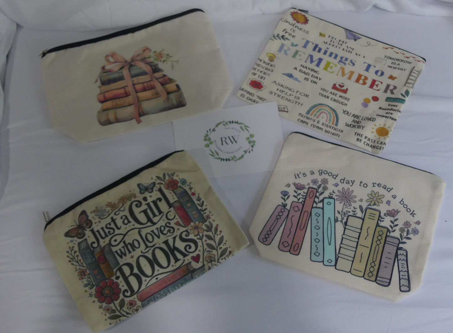 Multi-Use Book Bag – Stationery or Cosmetics