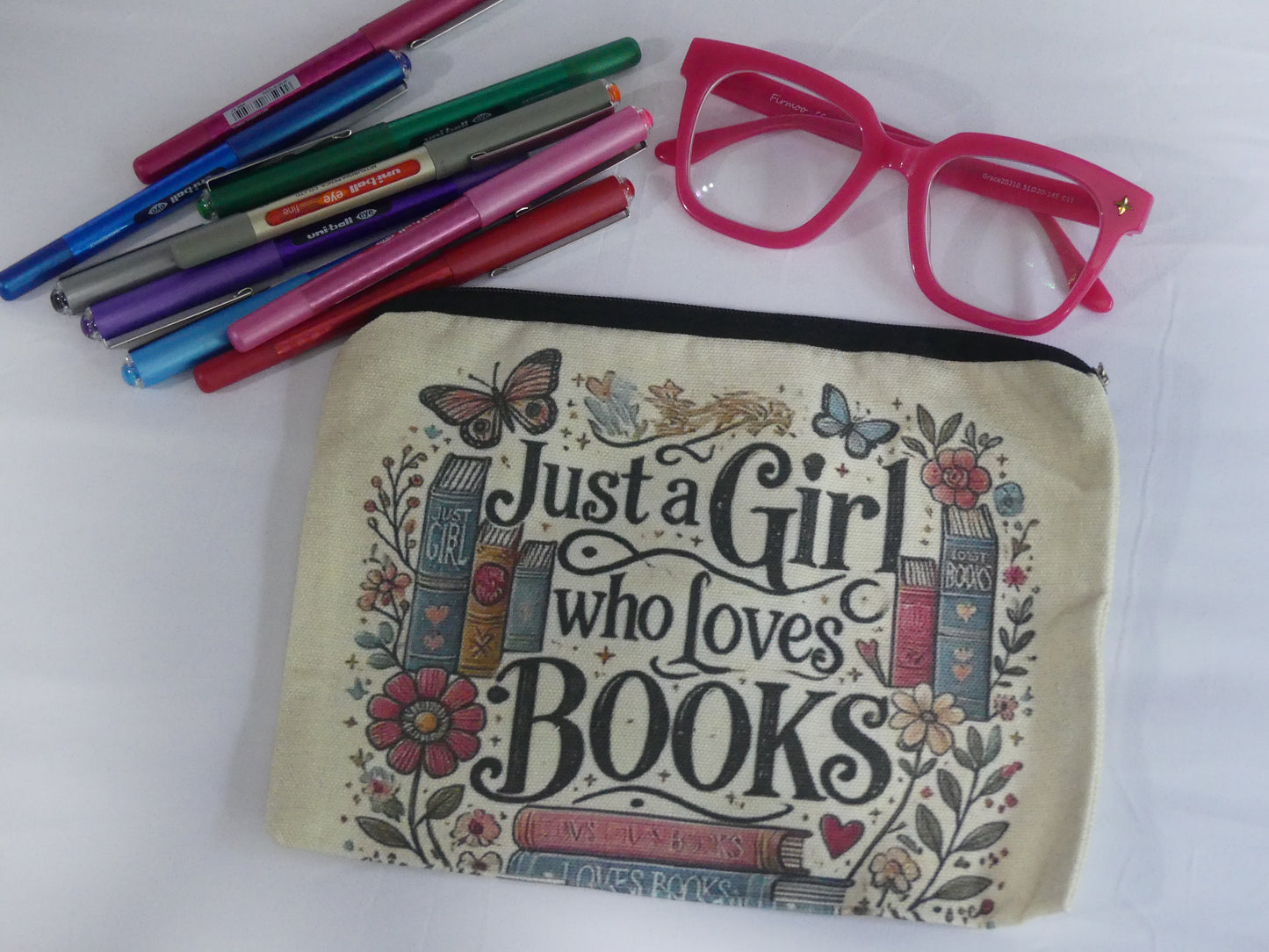 Multi-Use Book Bag – Stationery or Cosmetics