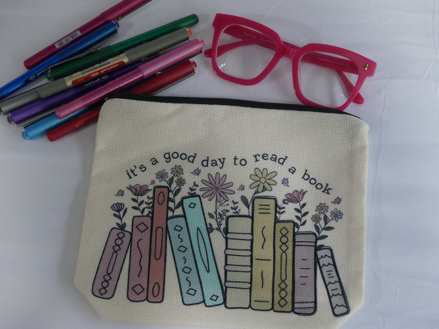 Multi-Use Book Bag – Stationery or Cosmetics